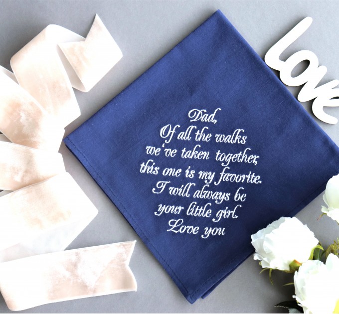 Father of The Bride Gift Handkerchief