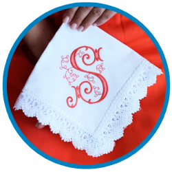 Monogrammed Handkerchief