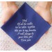 Dad Wedding Handkerchief from Bride  - Father of the Bride Gift on Wedding Day, Dad Hankie