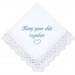Keep your shit together wedding handkerchief - Embroidered funny wedding gift Bridesmaid hankerchief, Bridal hankie something blue for Bride