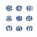 Monogram handkerchief - Custom Embroidered Men's Hankie - Personalized Initial Hankies Dad Hanky Monogrammed Initial - Mens hankerchief