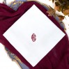 Monogram handkerchief - Custom Embroidered Men's Hankie - Personalized Initial Hankies Dad Hanky Monogrammed Initial - Mens hankerchief