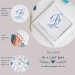 Bridal Monogrammed Handkerchief Something blue hankie with initial G