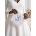Bridal Monogrammed Handkerchief Something blue hankie with initial L