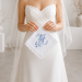 Bridal Monogrammed Handkerchief Something blue hankie with initial M