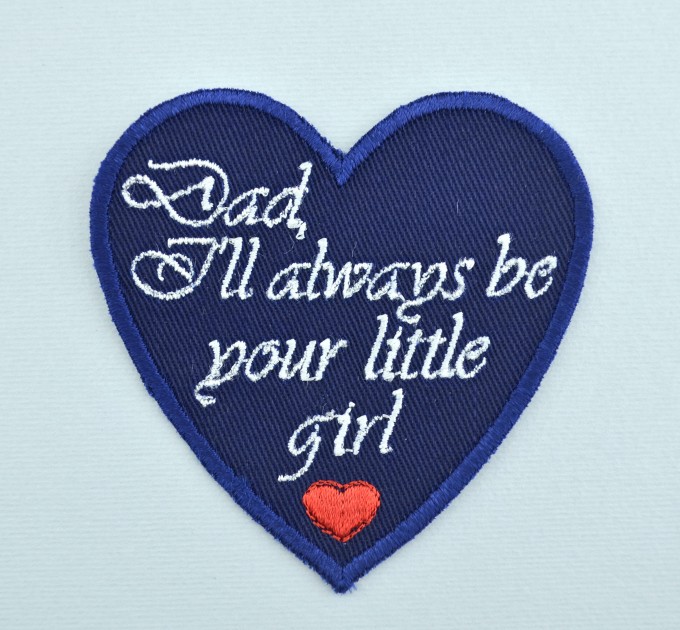 Father of the Bride Wedding Tie Patch from Daughter