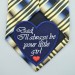 Father of the Bride Wedding Tie Patch from Daughter