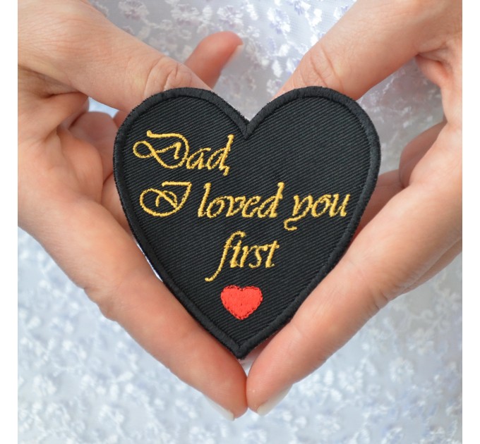 Father of the Bride Wedding Tie Patch from Daughter