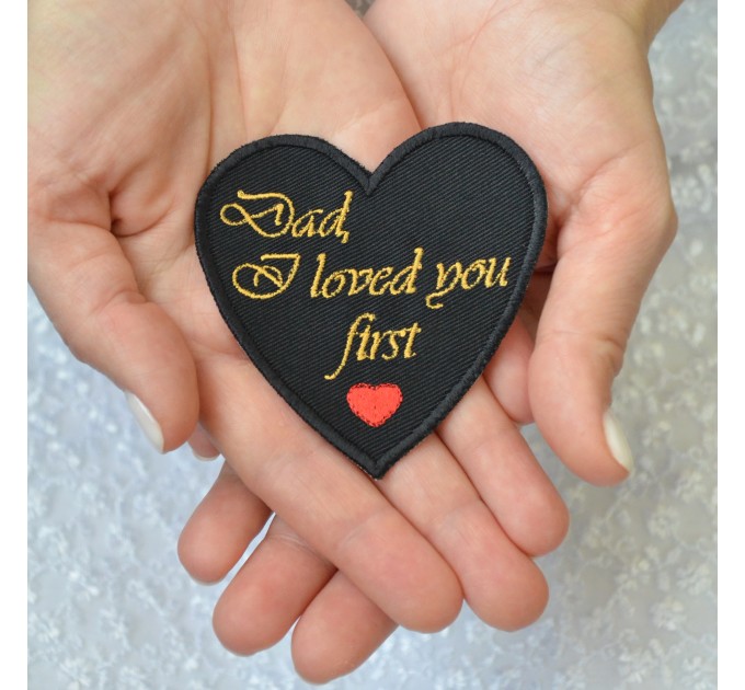 Father of the Bride Wedding Tie Patch from Daughter