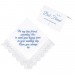 Something Blue for Bride Gift for Bride from Maid of Honor Best Friend Wedding Gift to Bride from Bridesmaid Bridal Handkerchief Blue Hankerchief Bridal Shower Gift New Borrowed Old Embroidered
