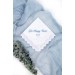 Happy Tears wedding handkerchief Embroidered Bridal Hankerchief to Bride Wedding Favour For your happy tears keepsake Something blue