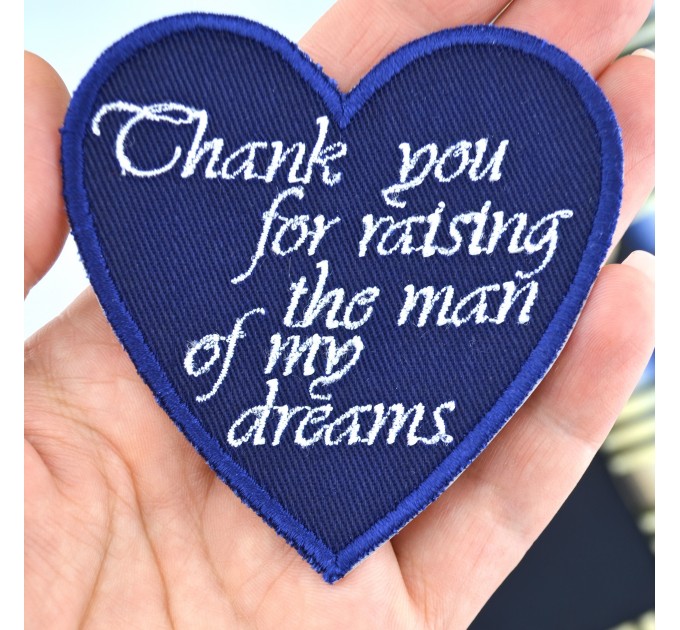 Father in Law Wedding Tie Patch, Father of the Groom Gift from Bride, Embroidered Custom Label