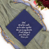 Dad Wedding handkerchief from Bride Father of the Bride Hankerchief Dad Hankie Wedding