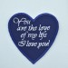 Groom tie patch on wedding day - You are the love of my life - I love you 