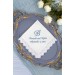 Something Blue Gift for Bride, Wedding Handkerchief, Monogrammed Cotton Hankerchief, Bridal gift, Embroidered Initials Hanky Gift for Couple