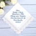 Wedding handkerchief for Mom and Dad from Bride, Mother of the Bride gift, Father of the Bride hankerchief from faughter, lace hankies, Ladies hanky