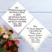Father of the Groom gift - Gift from Groom to Dad - Daddy gifts ideas - Father wedding handkerchief - Gift ideas for fathers - Dad son gift