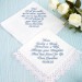 Wedding handkerchief for Father of the Bride, Dad wedding gift, Father of the Bride hankerchief from daughter, mens hankies, hanky, embroider handkerchief, hankerchief wedding personalized, Father of the bride gift