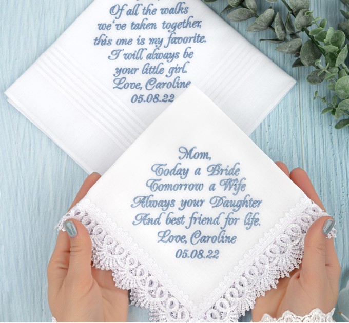 Wedding handkerchief for Father of the Bride, Dad wedding gift, Father of the Bride hankerchief from daughter, mens hankies, hanky, embroider handkerchief, hankerchief wedding personalized, Father of the bride gift